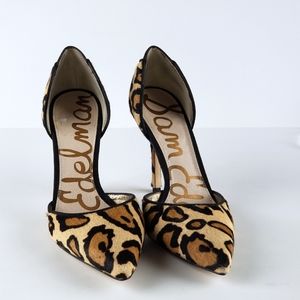 Sam Edelman Delilah Leopard Heels Sz 4